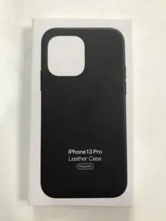 iPhone 13 Pro レザーケース　ミッドナイト正規品未使用 ❸