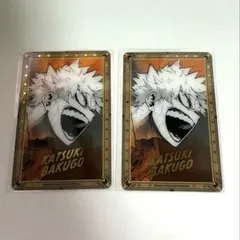 爆豪勝己 ヒロアカ 原画展 クリアカード