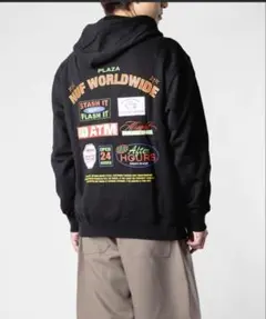 HUF グラフィックパーカー ブラック
