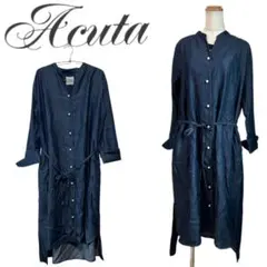 Acuta♡アクータ　ウエストリボン　デニム　ワンピースのサムネイル