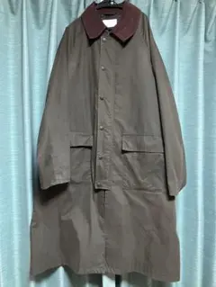 バブアー風ステンカラーコート　barbour