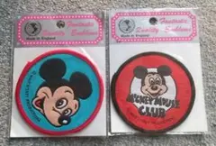 ディズニー ミッキーマウス ワッペン セット
