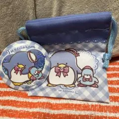 タキシードサム 缶バッジ ミラー・巾着 セット