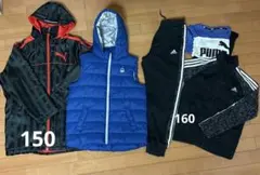 adidas セットアップジャージなど150〜160 まとめ売り