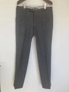 INCOTEX インコテックス ウールドレスパンツ ホームスパングレー 50