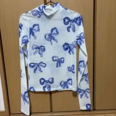 poppy似 リボンシアートップス シースルートップス あさぎーにょ
