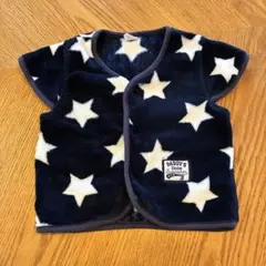 フリーススリーパーネイビー星柄80cm