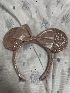 ミニー耳カチューシャ ローズゴールド