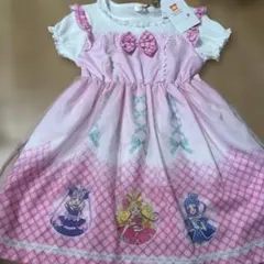 新品　キミとアイドルプリキュアワンピース　130 ピンク　マジョリカ