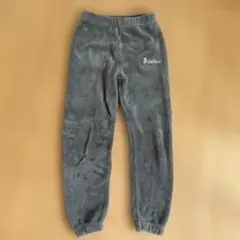 ボア ルームパンツ グレー キッズ　150 裏起毛　ルームウェア