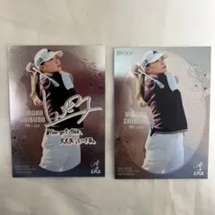 渋野日向子 2枚セット2025 TOP PLAYERS JLPGA女子ゴルフ