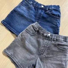 UNIQLO デニムショートパンツ 2セット