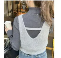 ディスコードラメフェザーヤンベスト