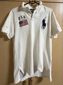 (希少)Polo Ralph Lauren ポロシャツ ビックポニー M USA