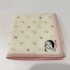 【新品未使用】よーじや /ハンカチ 京好み /和柄 白 ピンク