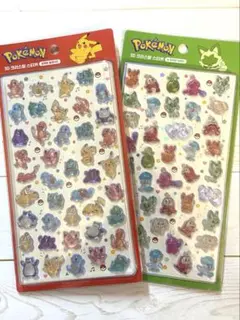 韓国限定 ポケモン ドロップシール 2種セット