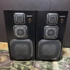 SONY ソニー　スピーカー　APM-V705AV SONY - ☆SONY APM-V705AV 平板スピーカーに寄せる理想の