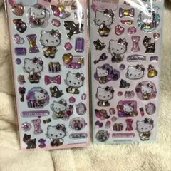 キティちゃん 3D シール サンリオ海外ライセンス 2点セット