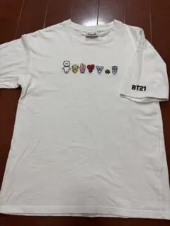 BTS グラフィック Tシャツ ホワイト(L) - メルカリ