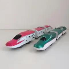 プラレール【連結！新幹線】E5系はやぶさ【ジャンク品】&E6系こまちセット