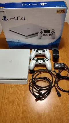 PlayStation 4本体 コントローラー2個 箱付き