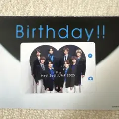 2025年 FC会員特典 Hey!Say!JUMP バースデーカード - メルカリ