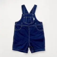 familiar ファミリア サロペット オーバーオール ネイビー 紺色 80