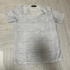 美品　Tornado Mart 波模様 Tシャツ Lサイズ