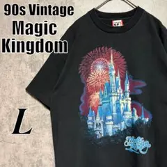 90s Disney Tシャツ キスマイ 藤ヶ谷太輔 着用 L 黒 ラメ 花火 - メルカリ