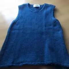 John Malloy ダークブルーニットベスト