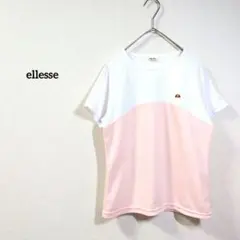 ellesse Tシャツ ホワイト ピンク スポーツウェア　テニス