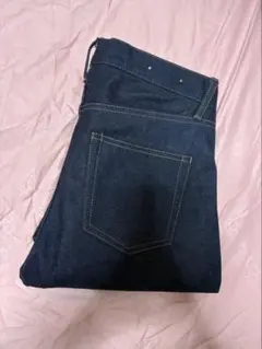 MINEDENIM ダメージ加工ブルーデニムワイドレッグパンツ - メルカリ