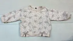 花柄ピンクトレーナー サイズ80