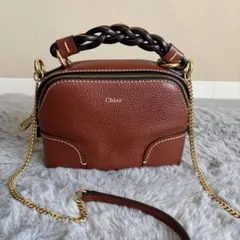 未使用級】Chloe ダリア 3way スモールバッグ レザー ブラウン - メルカリ