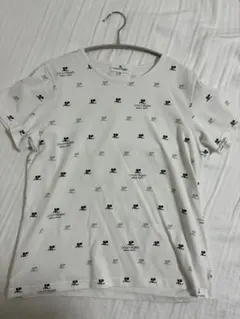 courrèges sport futur ロゴ総柄 半袖Tシャツ ホワイトのサムネイル