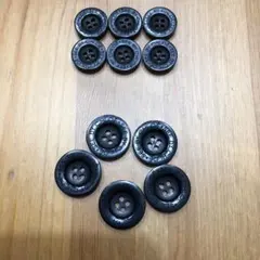 SEE BY CHLOE 黒 4つ穴ボタン 大小11個セット