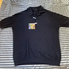 JOHN SMEDLEY ブラック コットン ポロシャツ - メルカリ