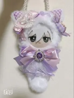 ちみけも ぬい服 大きめサイズ 【ホワイト×ピンク】 - メルカリ