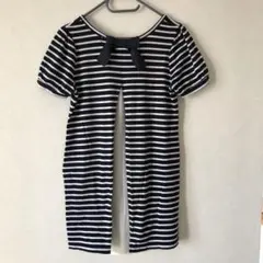 ナイスクラップ  natural couture ボーダーチュニック