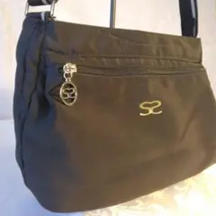 SAVOY サボイ　レディース　ナイロン　ショルダーバッグ　ブラック
