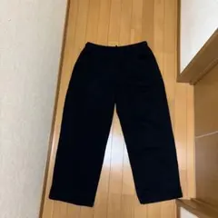 GU　黒 スウェットパンツ ドローストリング付き