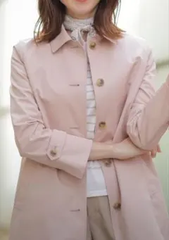 J.PRESS ピンクベージュ スプリングコート