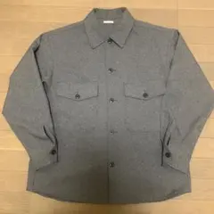 I*A様 GU.ジーユー.オーバーサイズCPOシャツジャケット.グレー.M