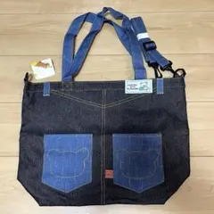 リラックマ デニム風バック 新品未使用