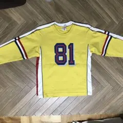 イエロー 、白、長袖カットソー 番号18 ※2枚セット