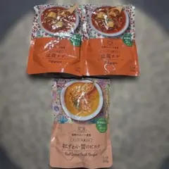 MCC 世界のスープ食堂 豆腐チゲ 紅ずわい蟹のビスク 3袋セットのサムネイル