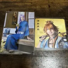 蜂須賀虎徹 浦島虎徹 刀ステ 士伝 ブロマイド 2.5茶屋 コースター