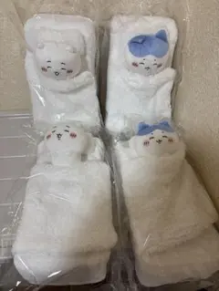 ちいかわ ハチワレ おふとんぬいぐるみティッシュケース ４点セット