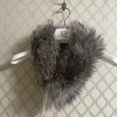 タグ付きSAGA FOX グレー ファーストール