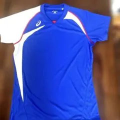 asics Vネック Tシャツ ブルーのサムネイル